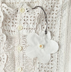 Batiste Cutwork Sleeveless Top Antique Detail
