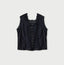 Indigo Batiste Cutwork Sleeveless Top