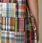 Indian Linen Patchwork POYON Dress Detail