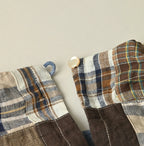 Indian Linen Patchwork POYON Dress Detail