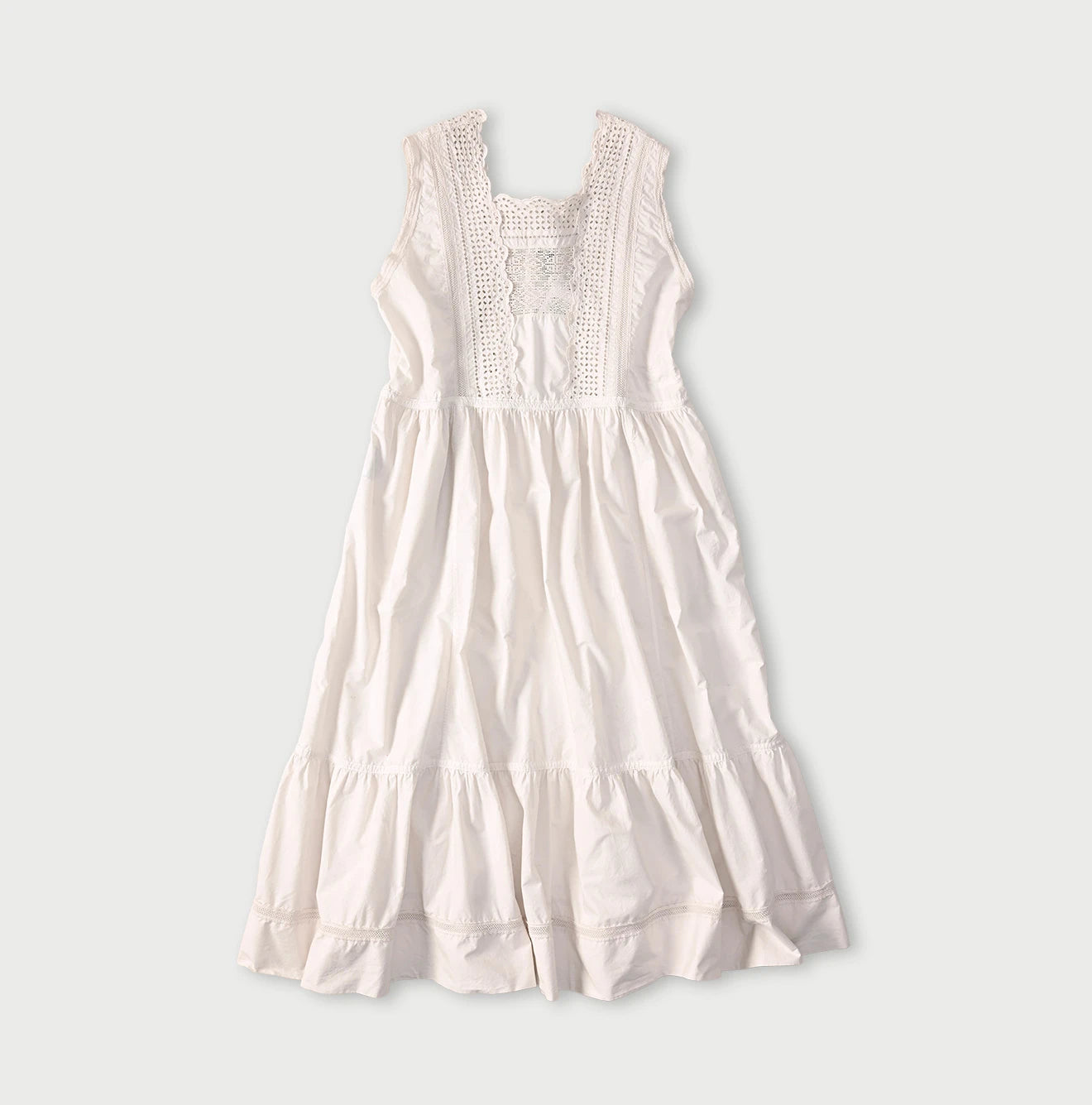 Batiste Cutwork Dress Back