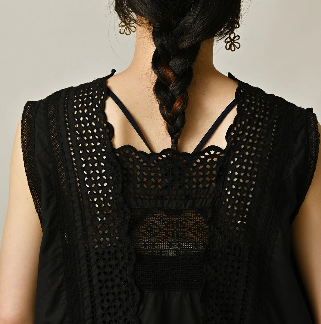 Batiste Cutwork Dress Detail