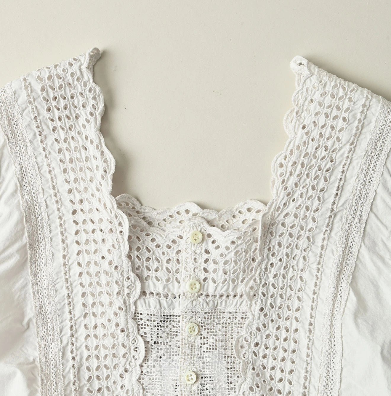 Batiste Cutwork Dress Detail