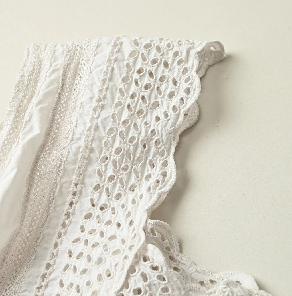 Batiste Cutwork Dress Detail