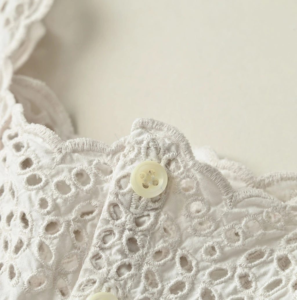 Batiste Cutwork Dress Detail