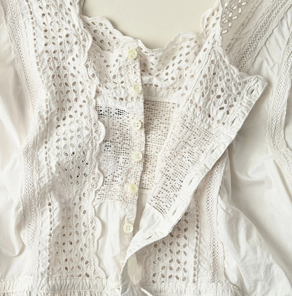 Batiste Cutwork Dress Detail