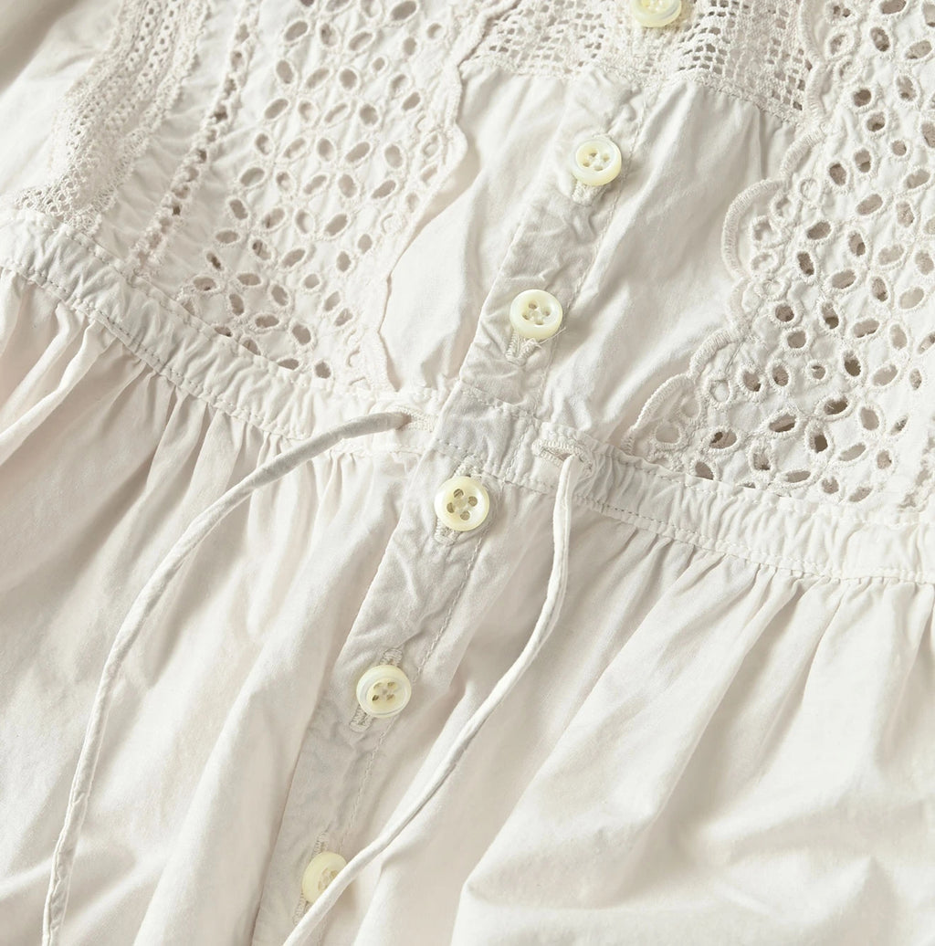 Batiste Cutwork Dress Detail