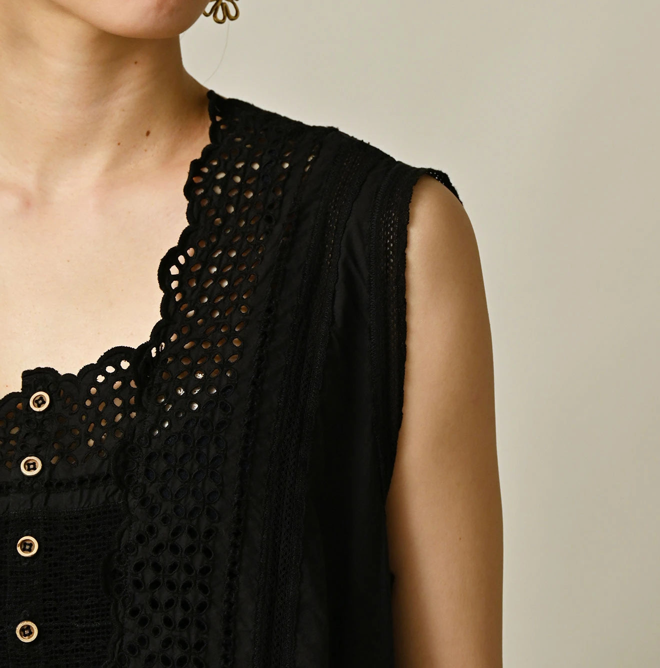Batiste Cutwork Dress Detail