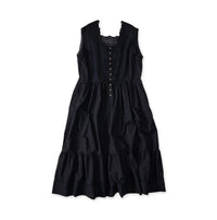 Indigo Batiste Cutwork Dress