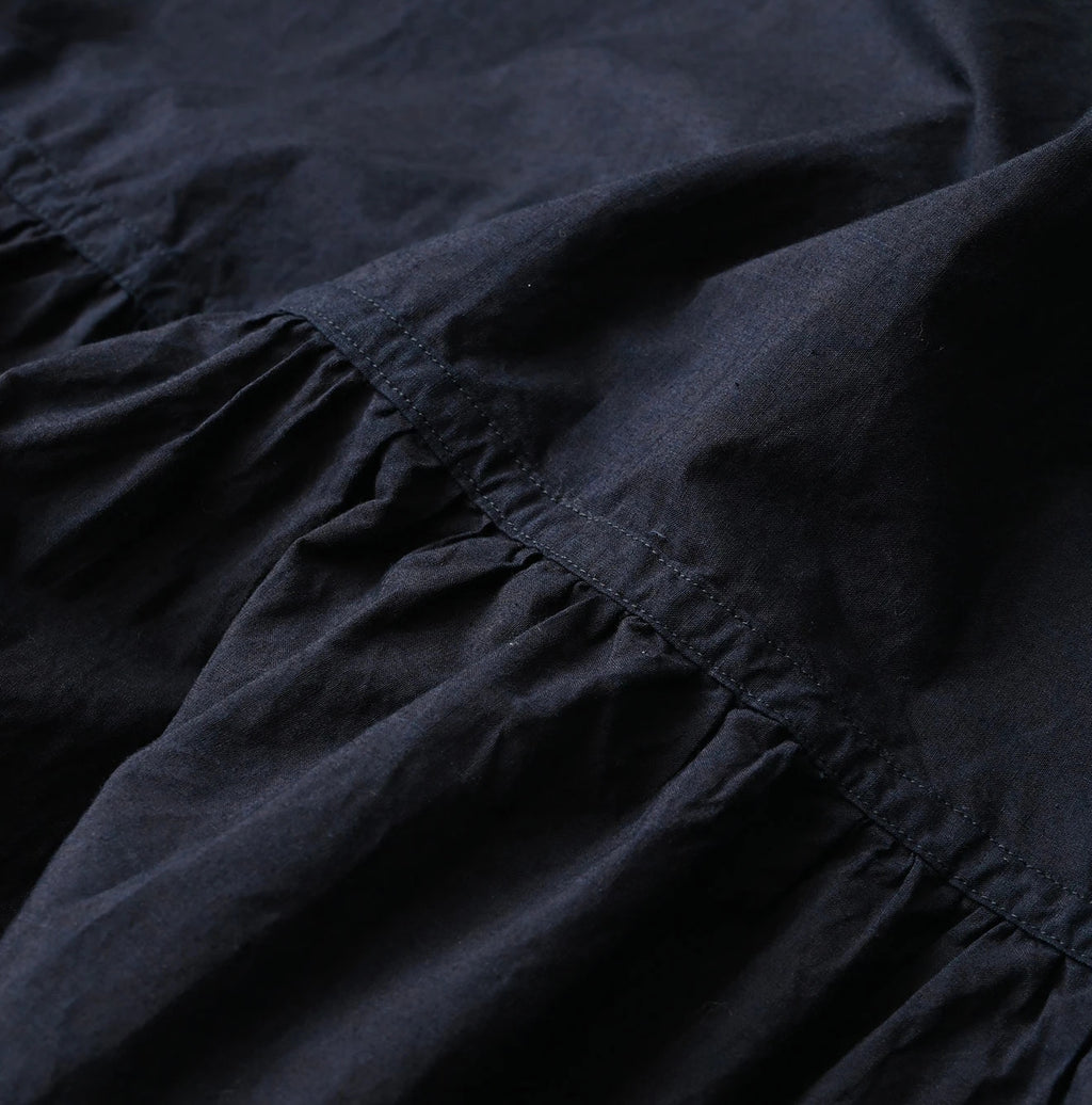 Indigo Batiste Cutwork Dress Detail
