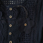 Indigo Batiste Cutwork Dress Detail