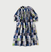 Indian Linen Patchwork Dress