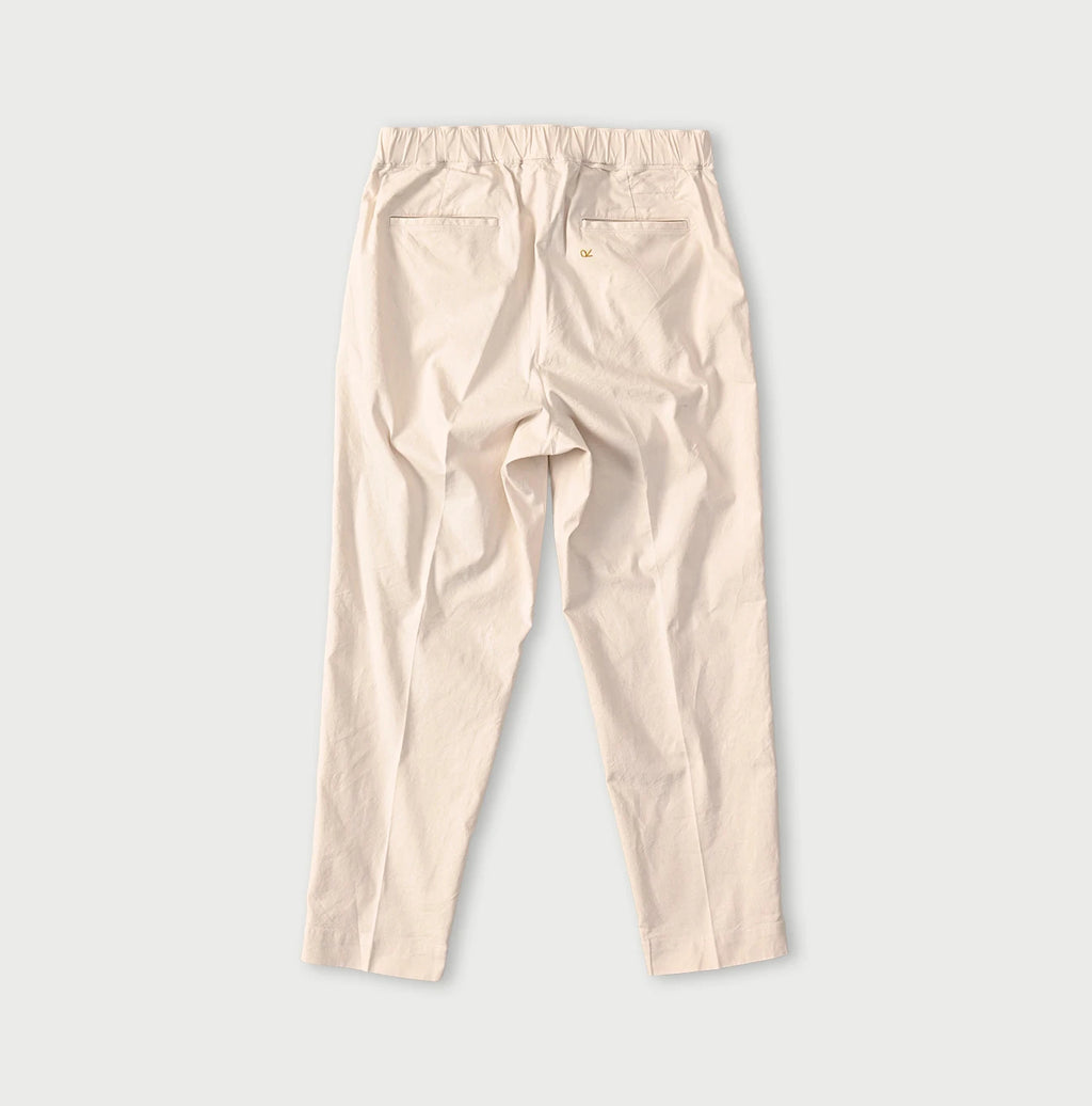 Cotton Linen OX Stretch Sabrina Slacks Back