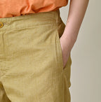 Cotton Linen OX Stretch Sabrina Slacks