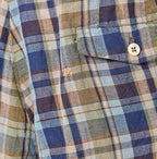 Indian Linen Madras Short Pants Detail