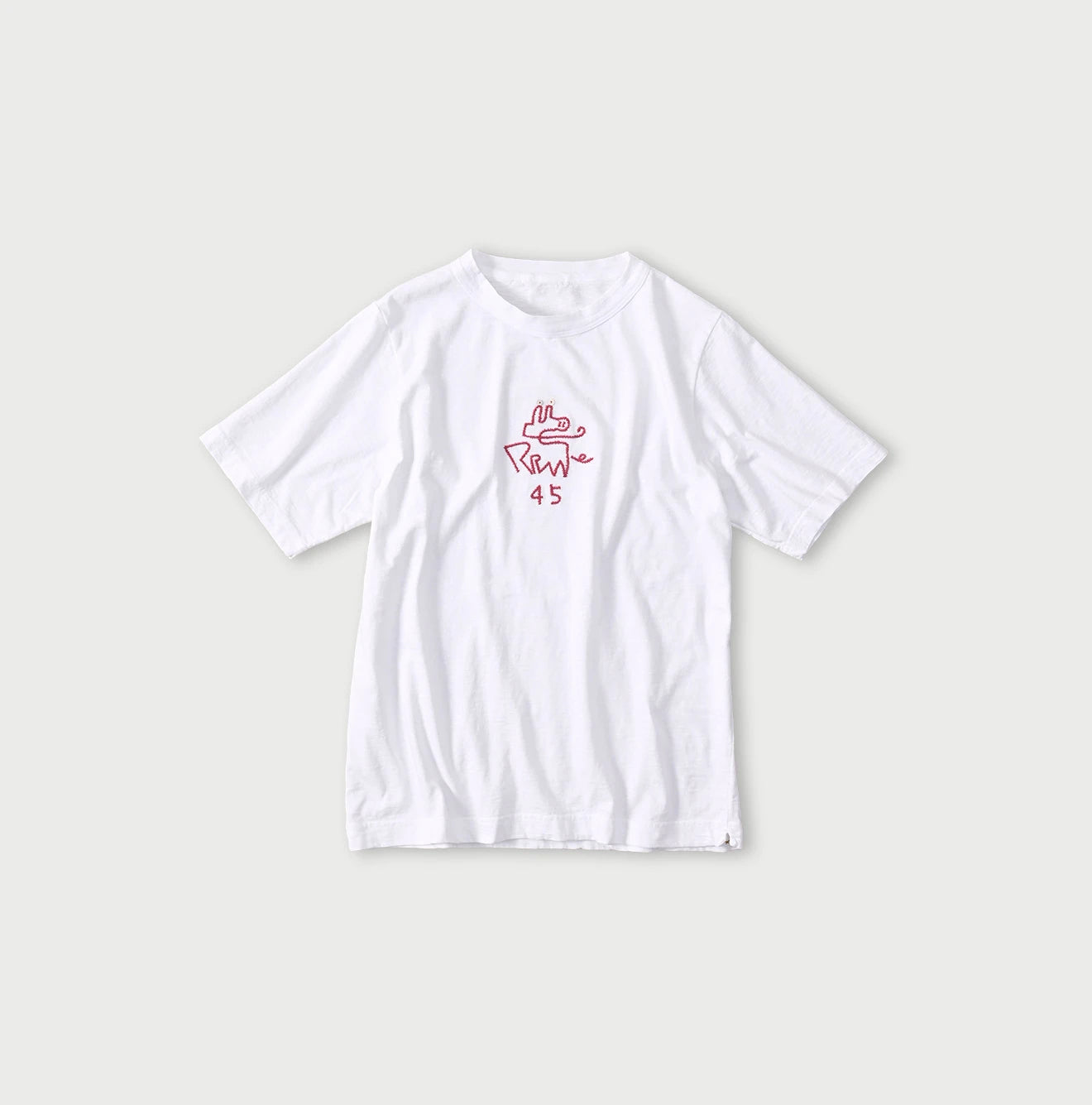 Nasuppie Embroidered 908 T-shirt White