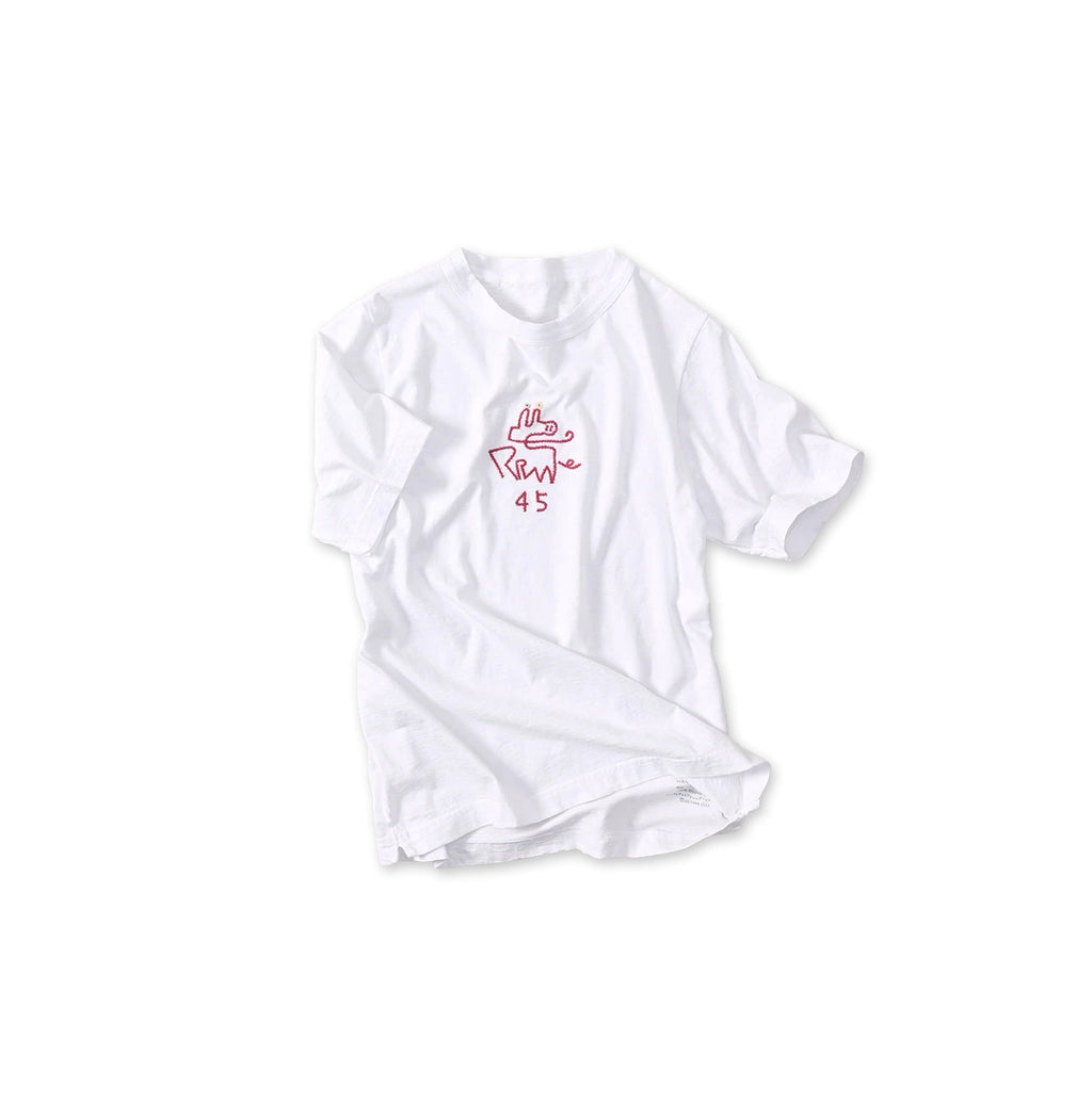 Nasuppie Embroidered 908 T-shirt White