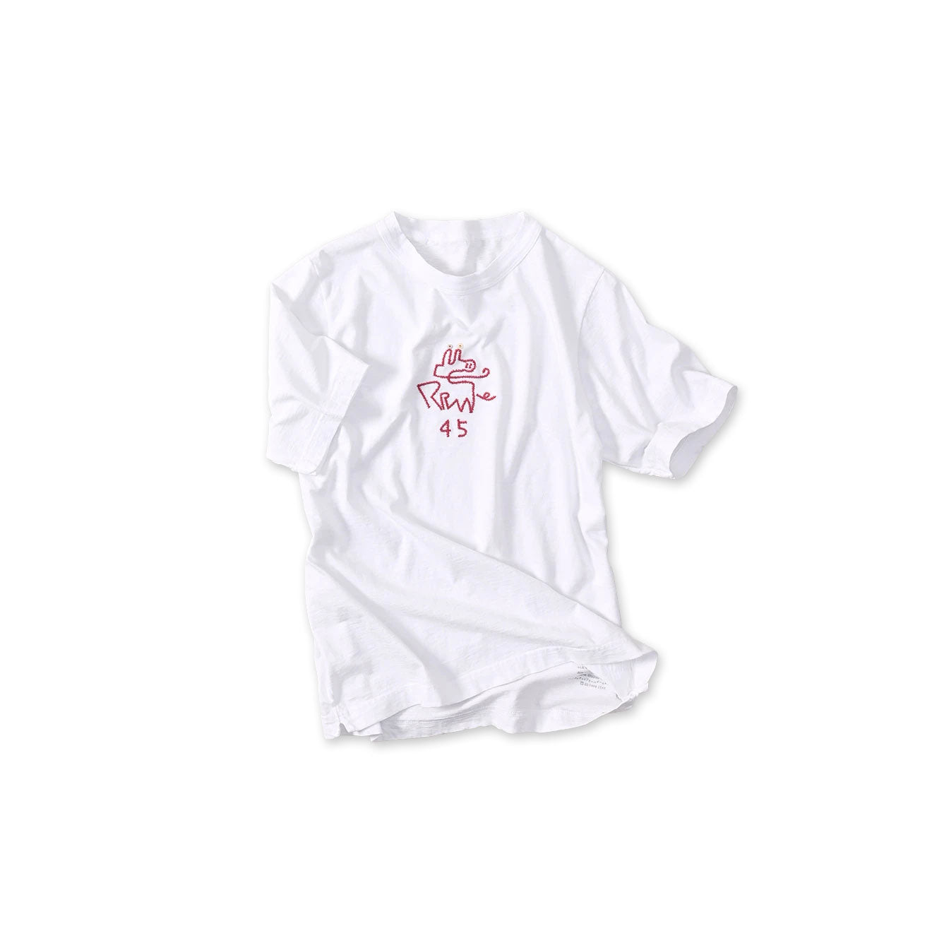 Nasuppie Embroidered 908 T-shirt White
