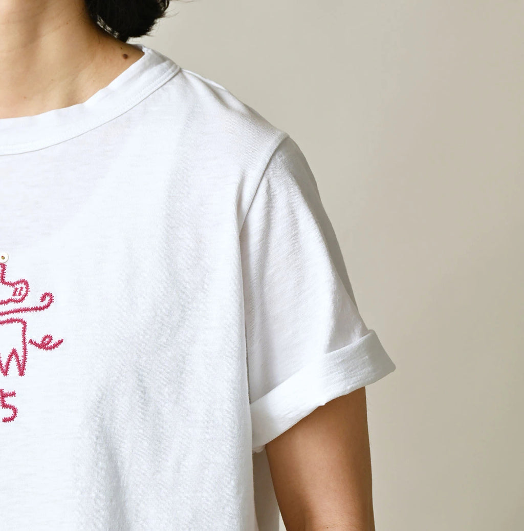 Nasuppie Embroidered 908 T-shirt Detail