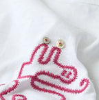 Nasuppie Embroidered 908 T-shirt Detail