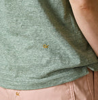 Top Nasuppie Embroidered 908 T-shirt Detail