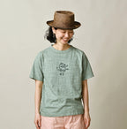 Top Nasuppie Embroidered 908 T-shirt Female Model