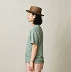 Top Nasuppie Embroidered 908 T-shirt Female Model