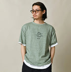 Top Nasuppie Embroidered 908 T-shirt Male Model