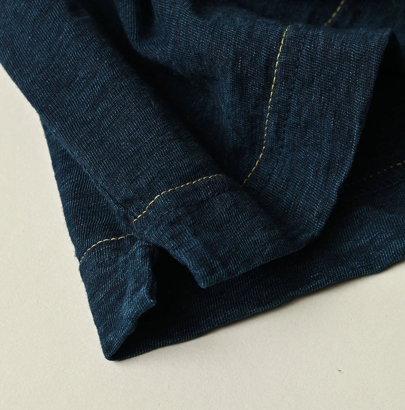 Indigo Nasuppie Embroidered 908 T-shirt Detail