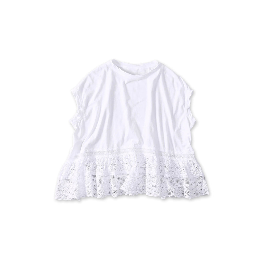 Tenjiku x Lace M Camisole White