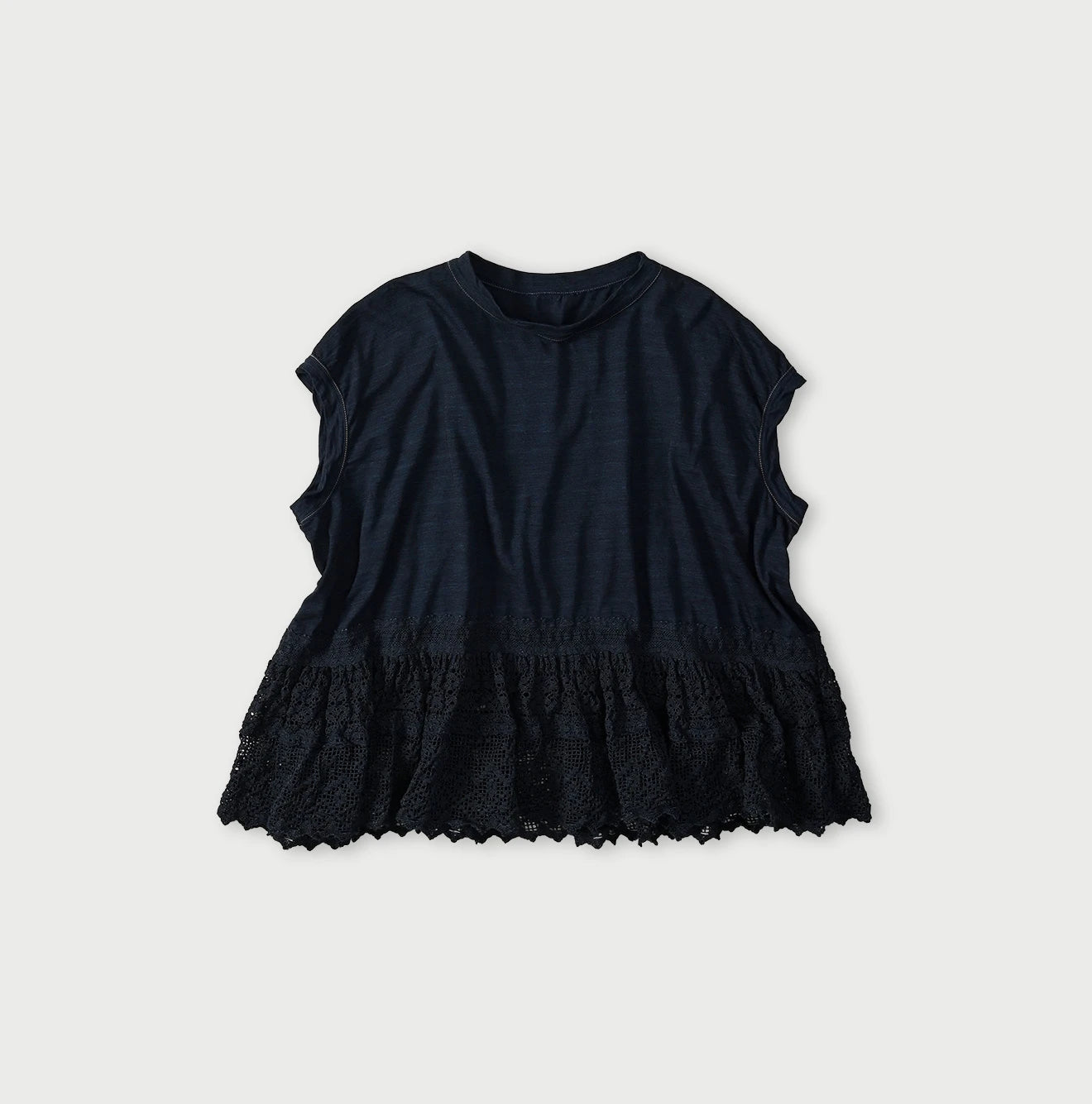Indigo Tenjiku x Lace M Camisole