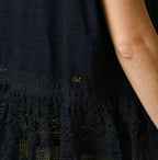 Indigo Tenjiku x Lace M Camisole Detail