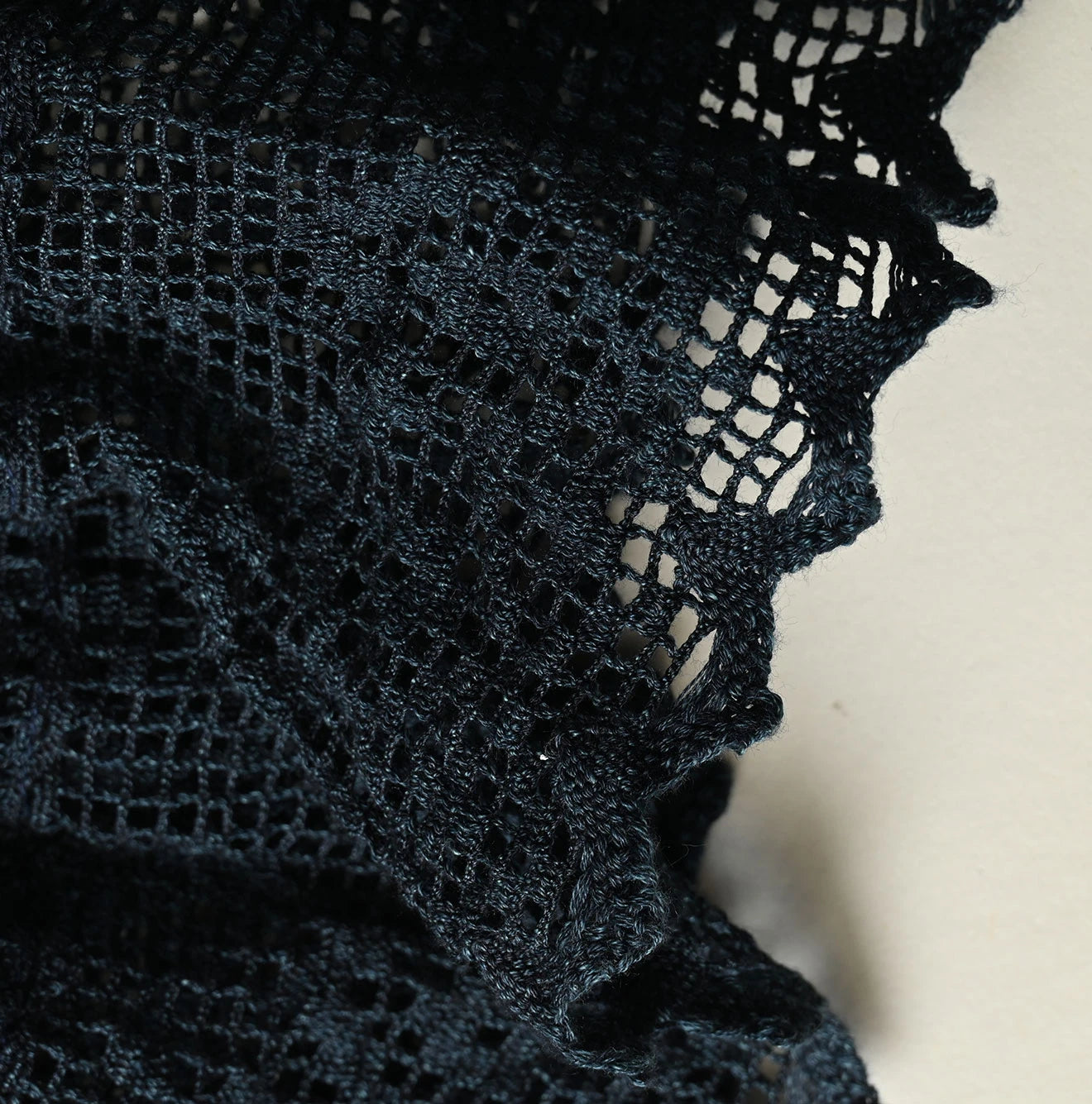 Indigo Tenjiku x Lace M Camisole Detail