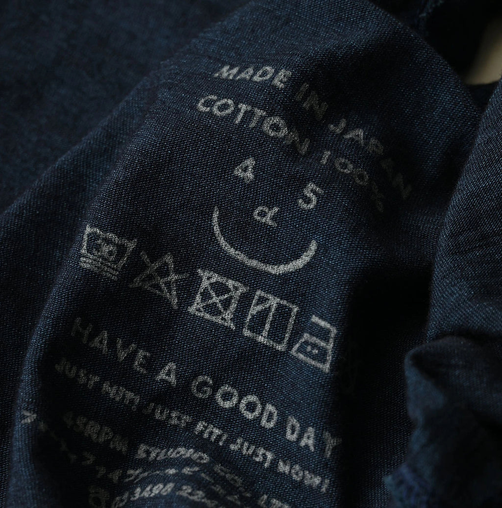 Indigo Tenjiku x Lace M Camisole Detail