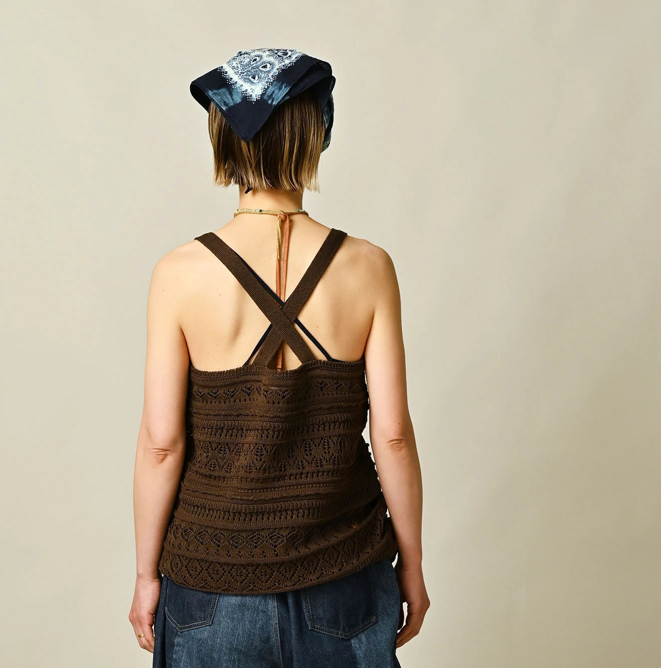 Gima Lace Camisole Female Model