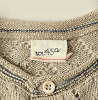 Linen Hippie Flower Bolero Detail