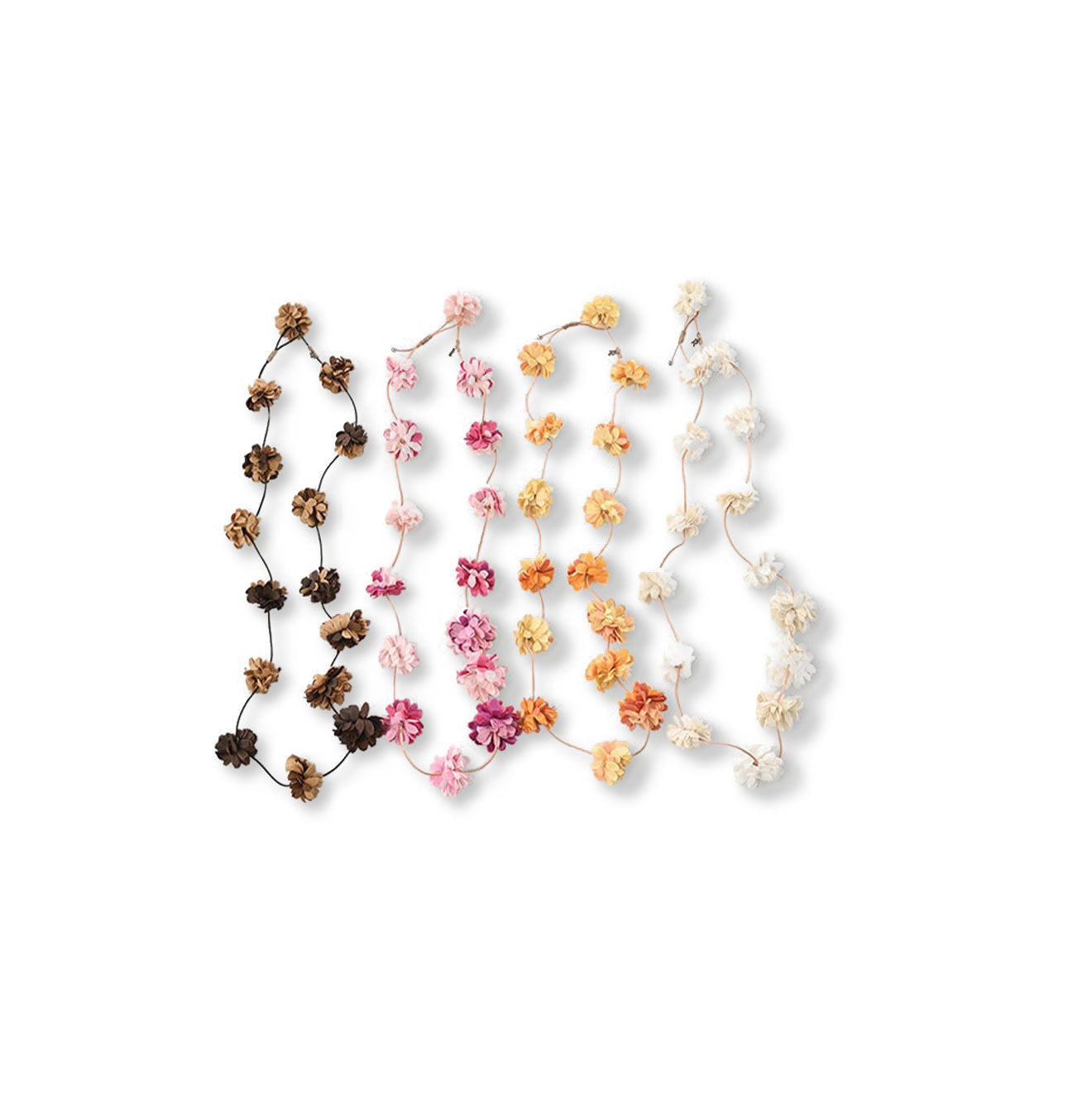 Indian Khadi Sprinkle Flower Necklace