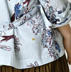 Indian Khadi Palampore Print Happie Short