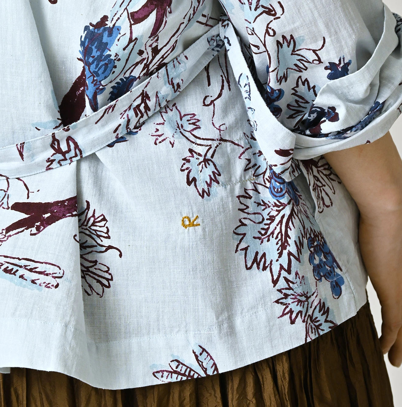 Indian Khadi Palampore Print Happie Short