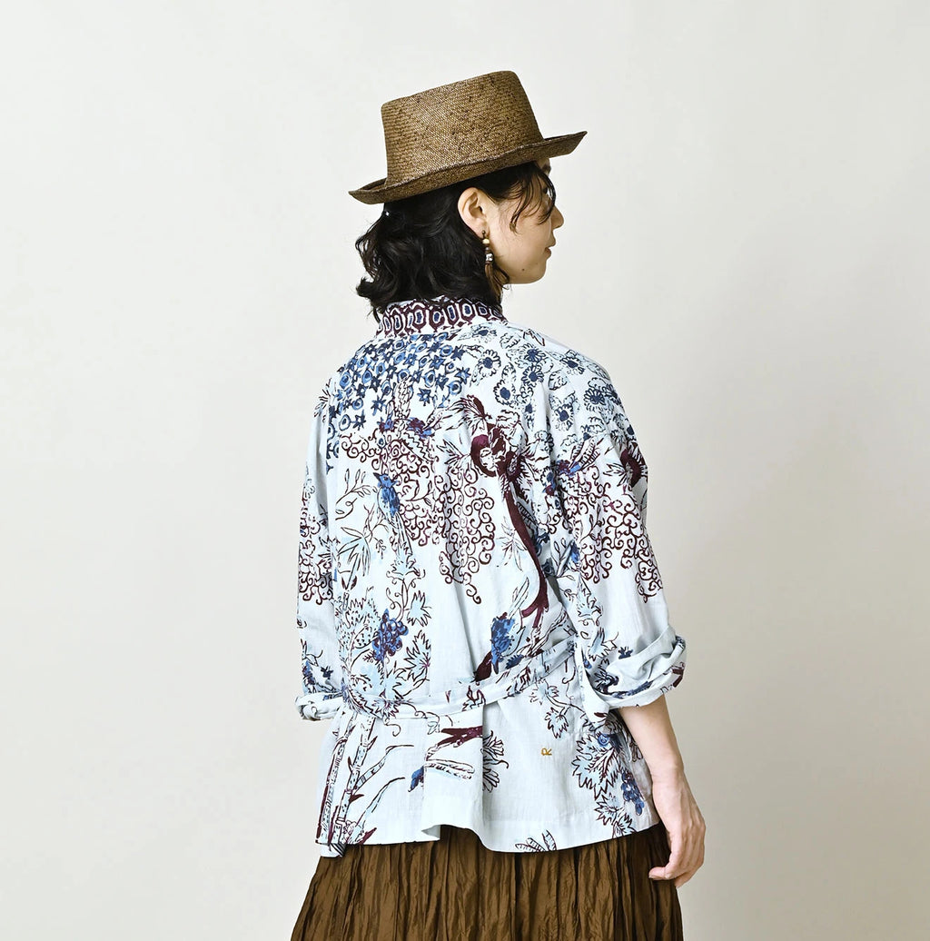 Indian Khadi Palampore Print Happie Short