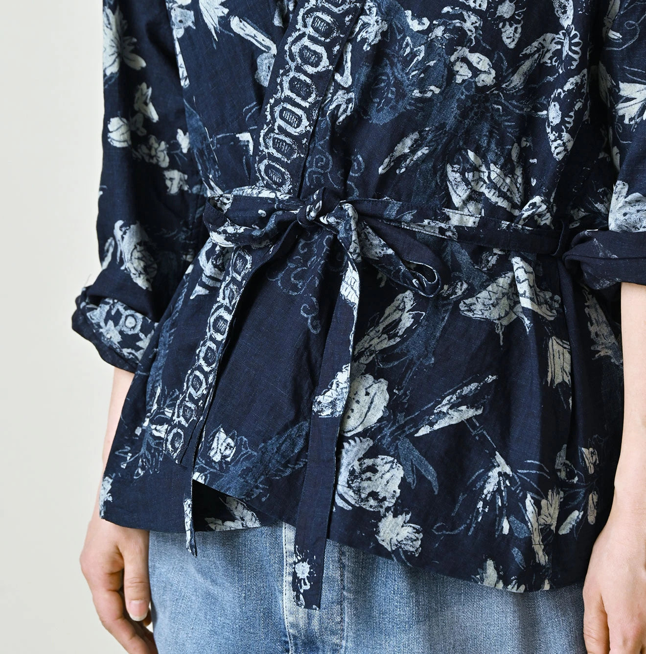 Indigo Hira Palampore Print Happie Short