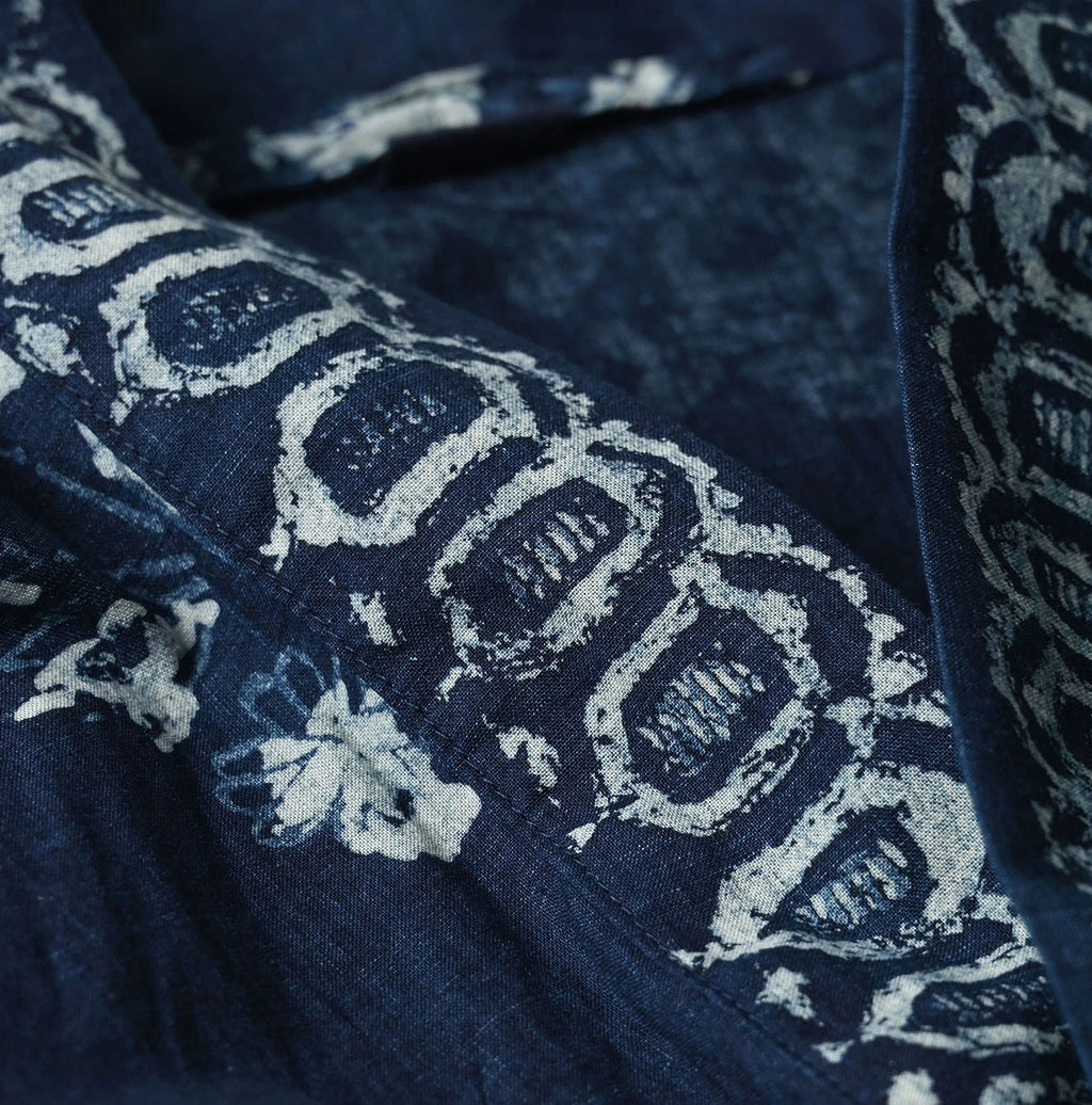 Indigo Hira Palampore Print Happie Short