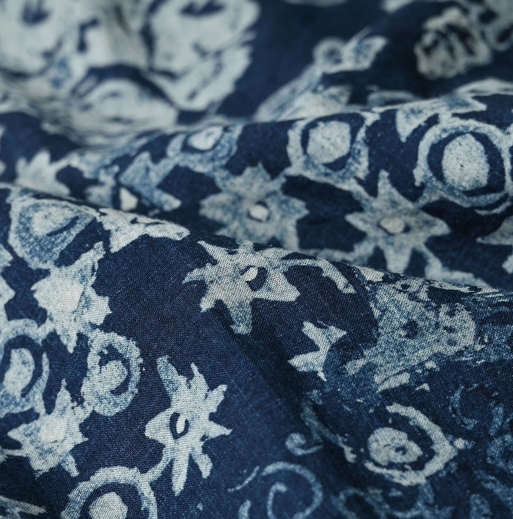 Indigo Hira Palampore Print Happie Short