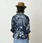 Indigo Hira Palampore Print Happie Short