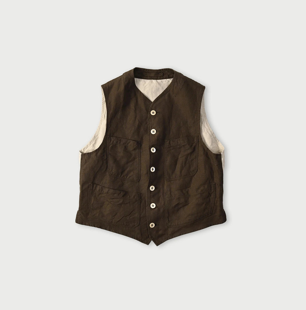 Linen Cloth 908 Vest