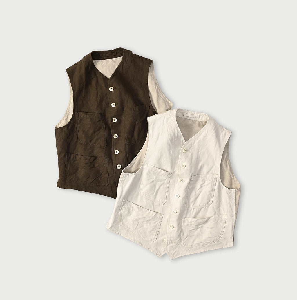 Linen Cloth 908 Vest