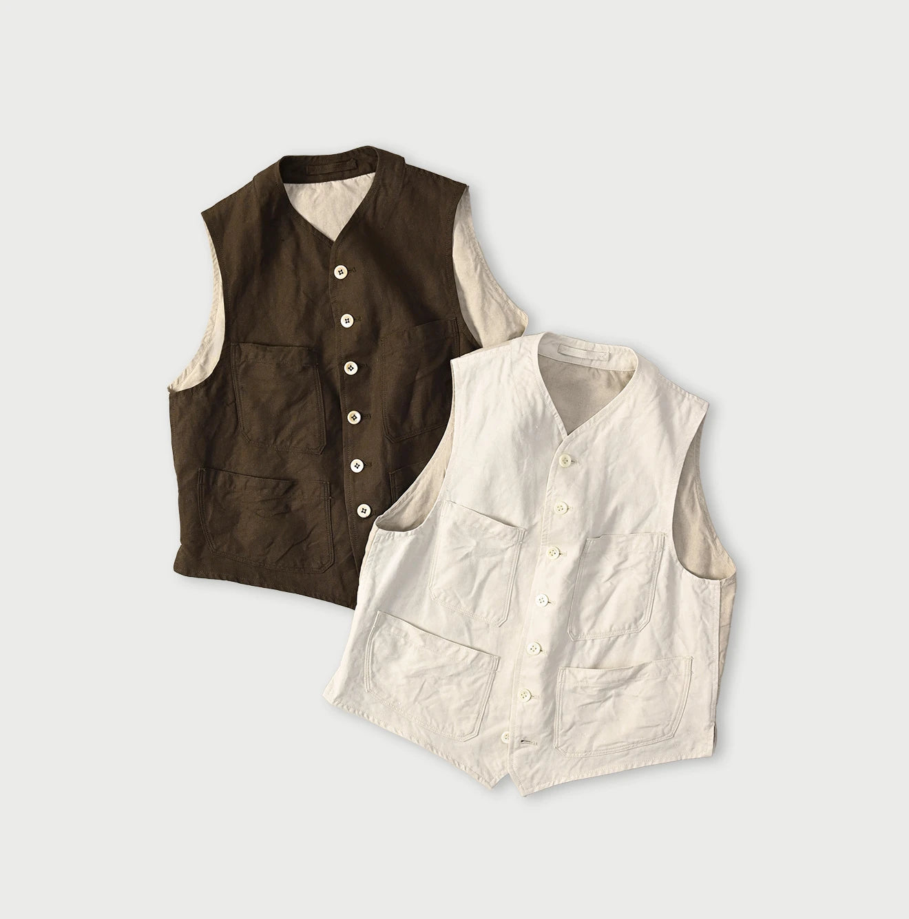 Linen Cloth 908 Vest