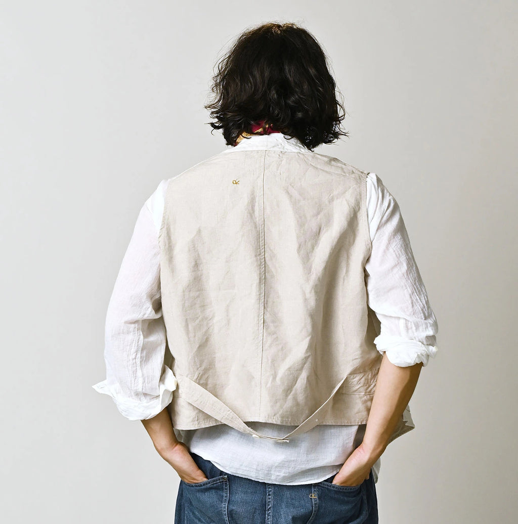 Linen Cloth 908 Vest