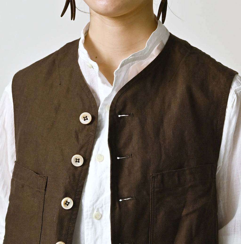Linen Cloth 908 Vest