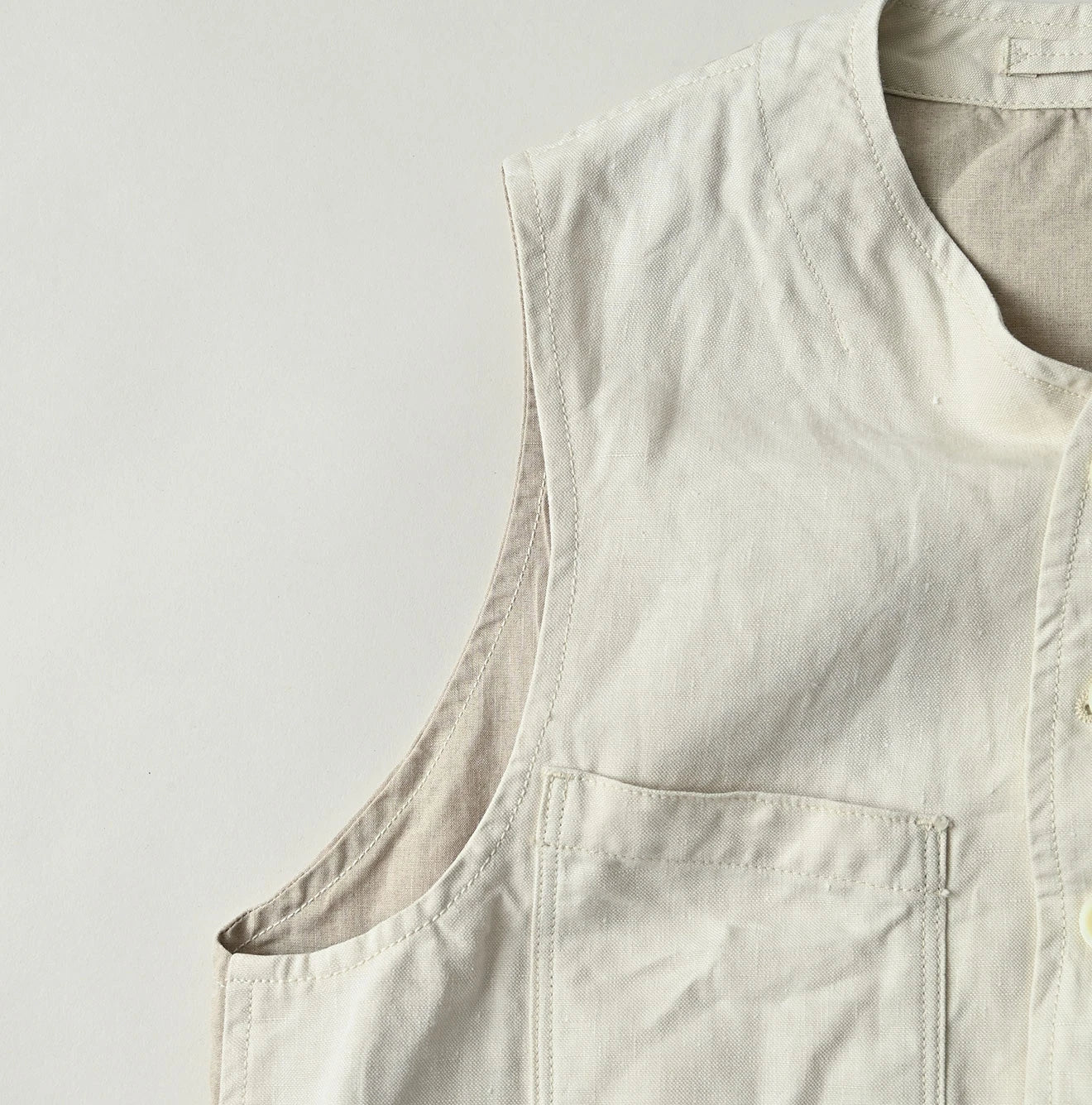 Linen Cloth 908 Vest